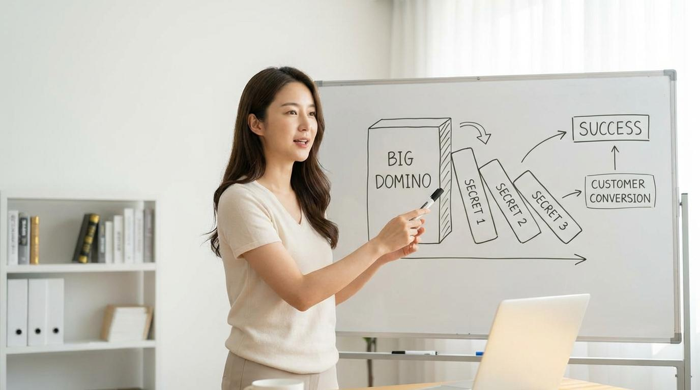 비즈니스의 성패를 결정짓는 결정적 한 수, 빅 도미노와 세 가지 비밀